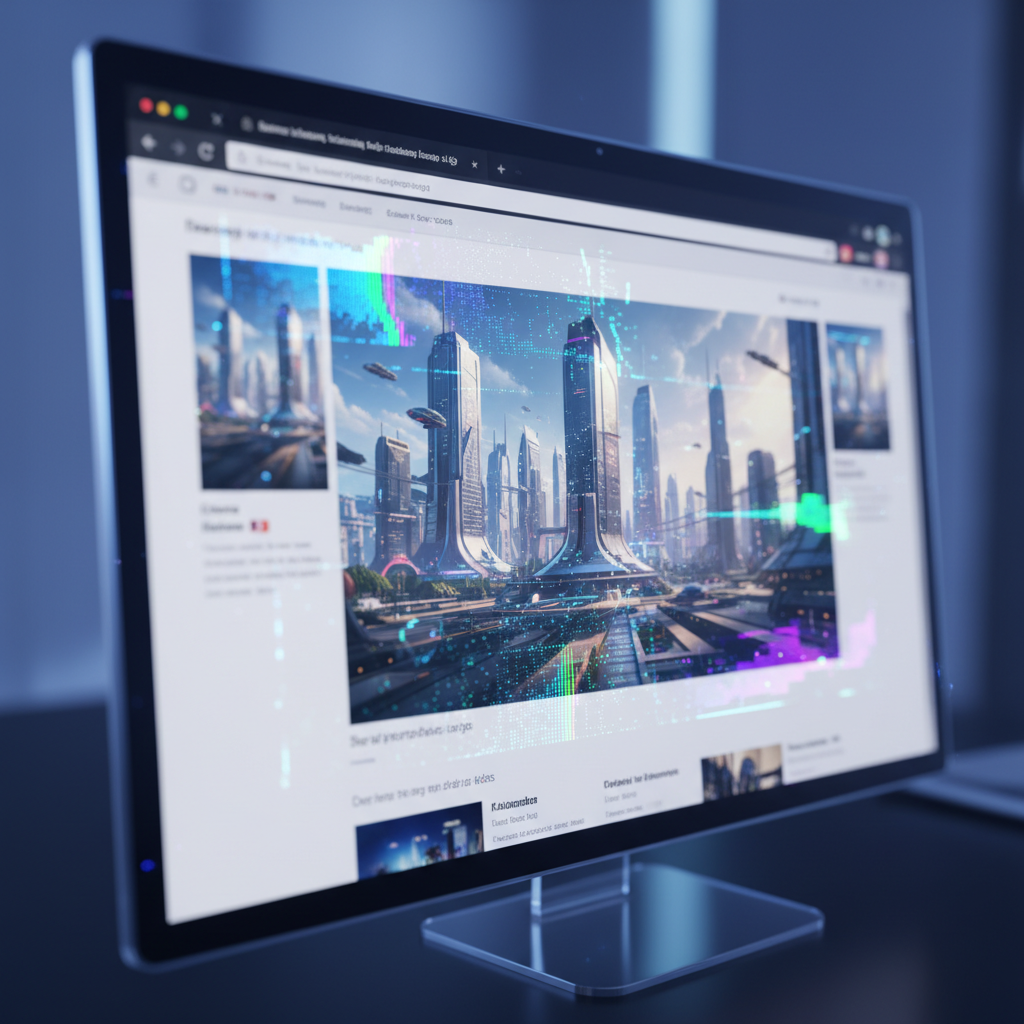 How Chrome's New AI Replaces Website Images