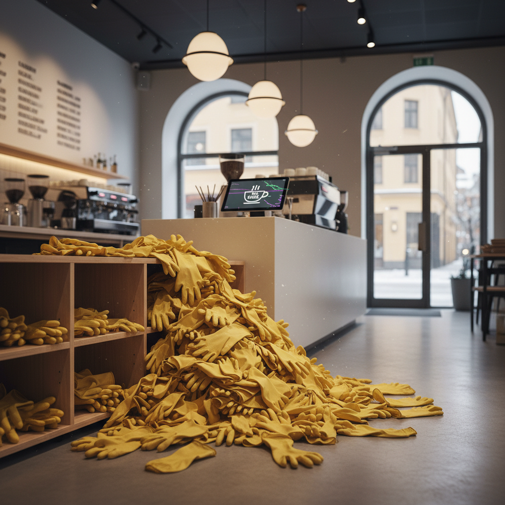 Google AI Fails Coffee Shop: Orders 3,000 Gloves