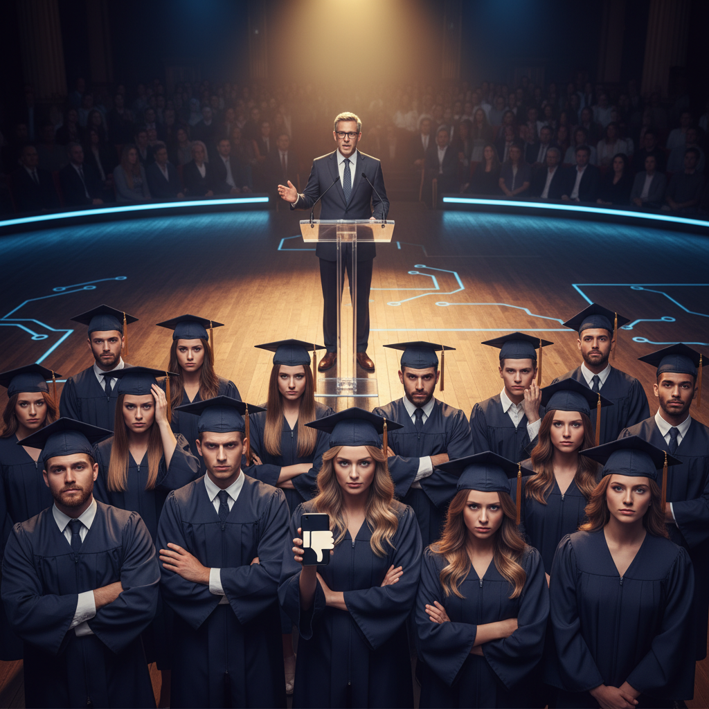 Why Grads Booed Ex-Google CEO For Praising AI