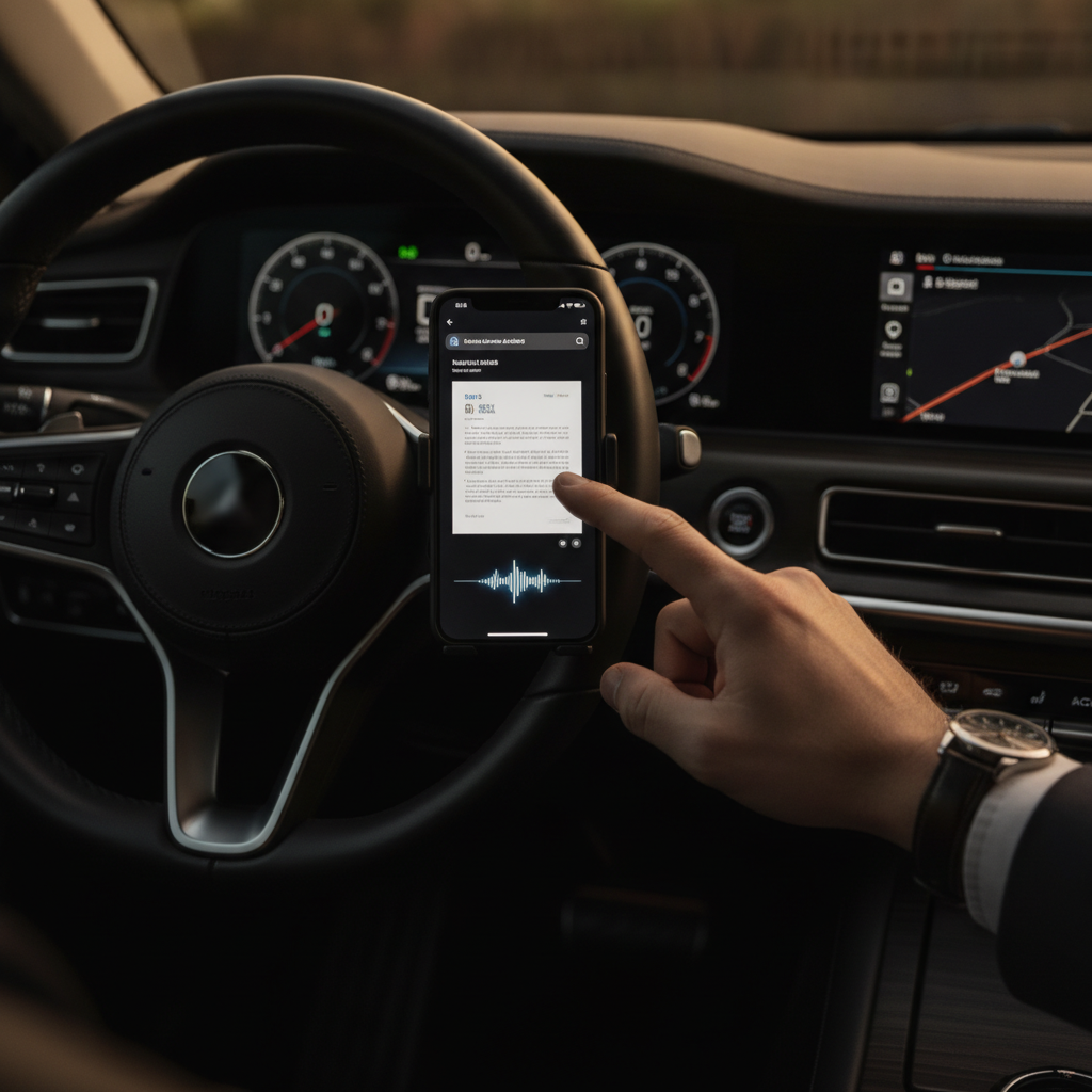 Adobe Acrobat on Android Auto: Why Voice PDFs Are a Game Changer